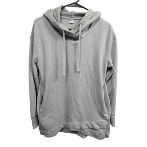 Gray Hooded Tunic Sweater - Old Navy - S